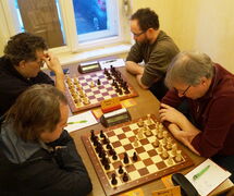 Ulf von Herman und Drazen Muse gegen Andreas Volkmer und Thilo Keskowski