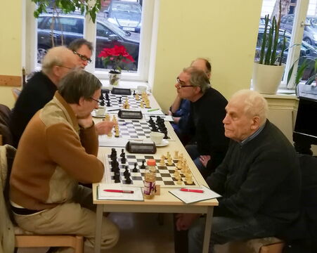 Vorn Klaus Körting und Boriss Itkins