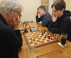 Andreas Volkmer, Ralf Cebulla und Samuel Drave