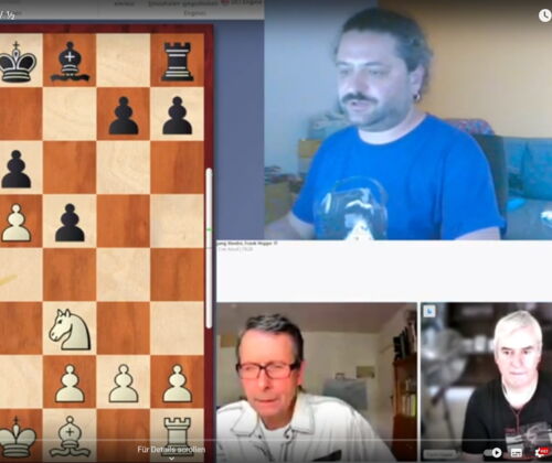 Oben Spartac Gevorkian, darunter Wolfgang Vandré und Frank Hoppe