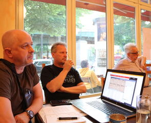 Jens Rennspieß, Uwe Sabrowski und Ulrich Branstner