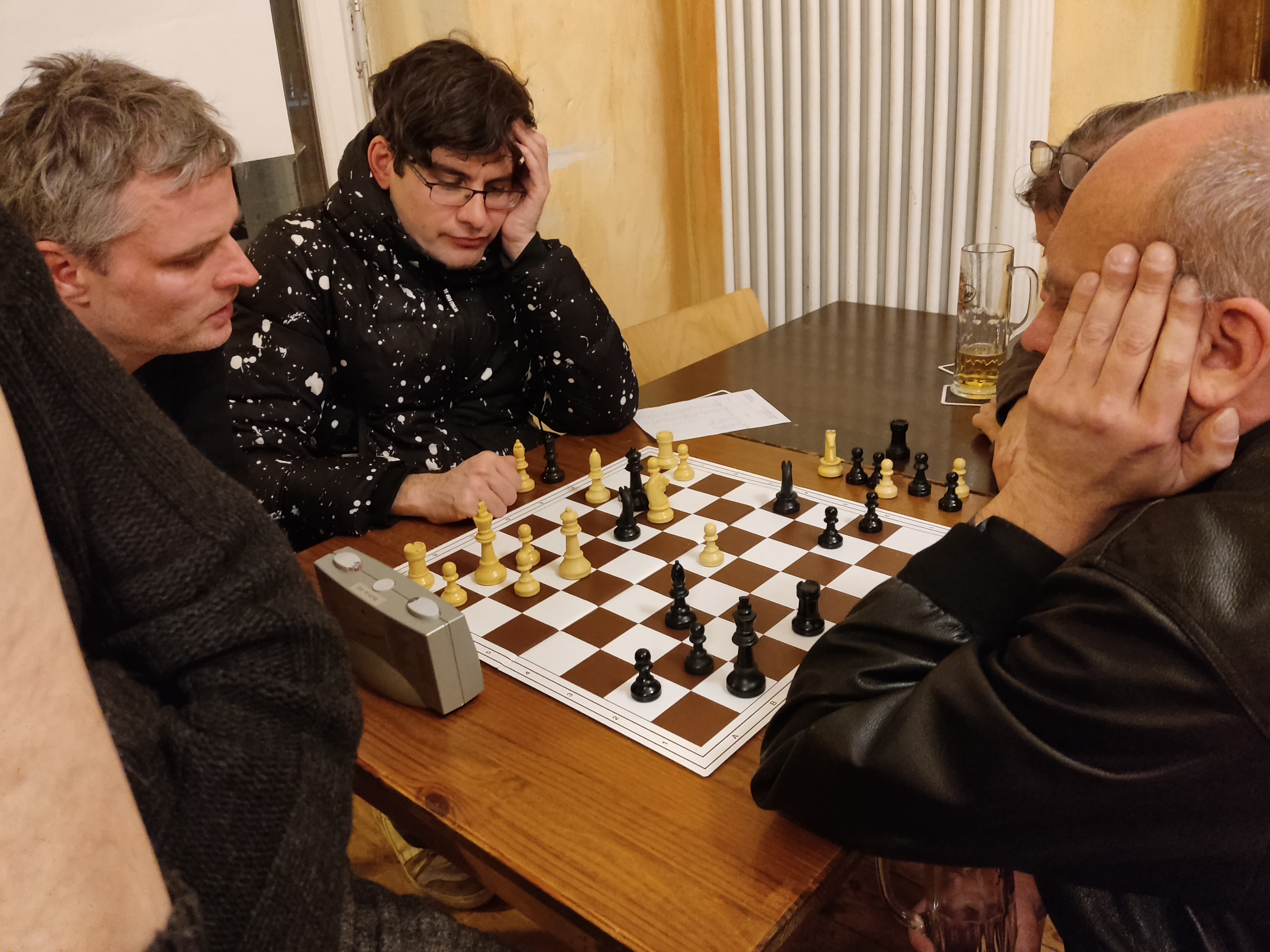 Partieanalyse mit Gerald, Sergei, Thomas und Sven