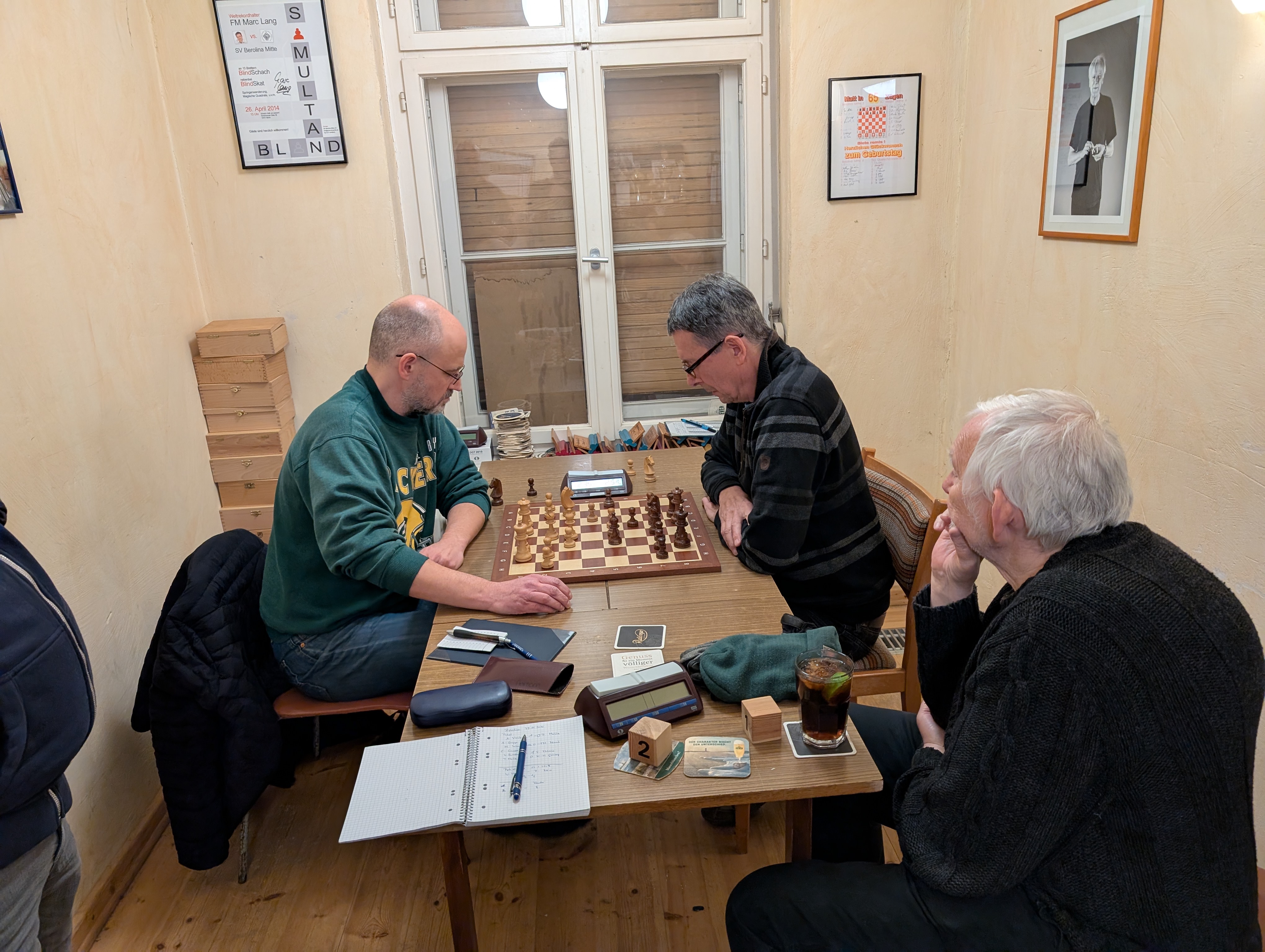 Roland Boewer und Wolfgang Vandré beim Pokalfinale