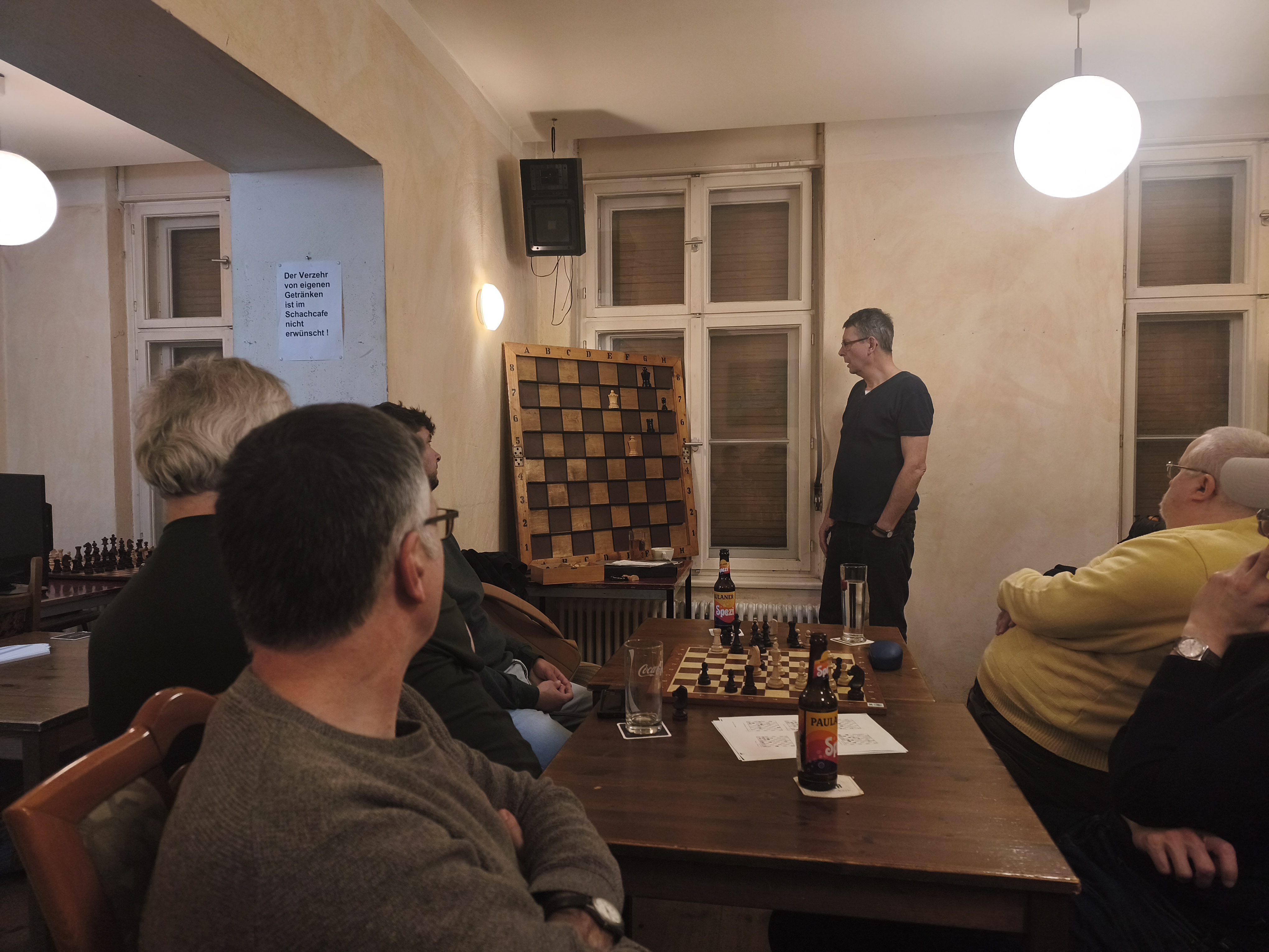 Wolfgang Vandré am Demobrett